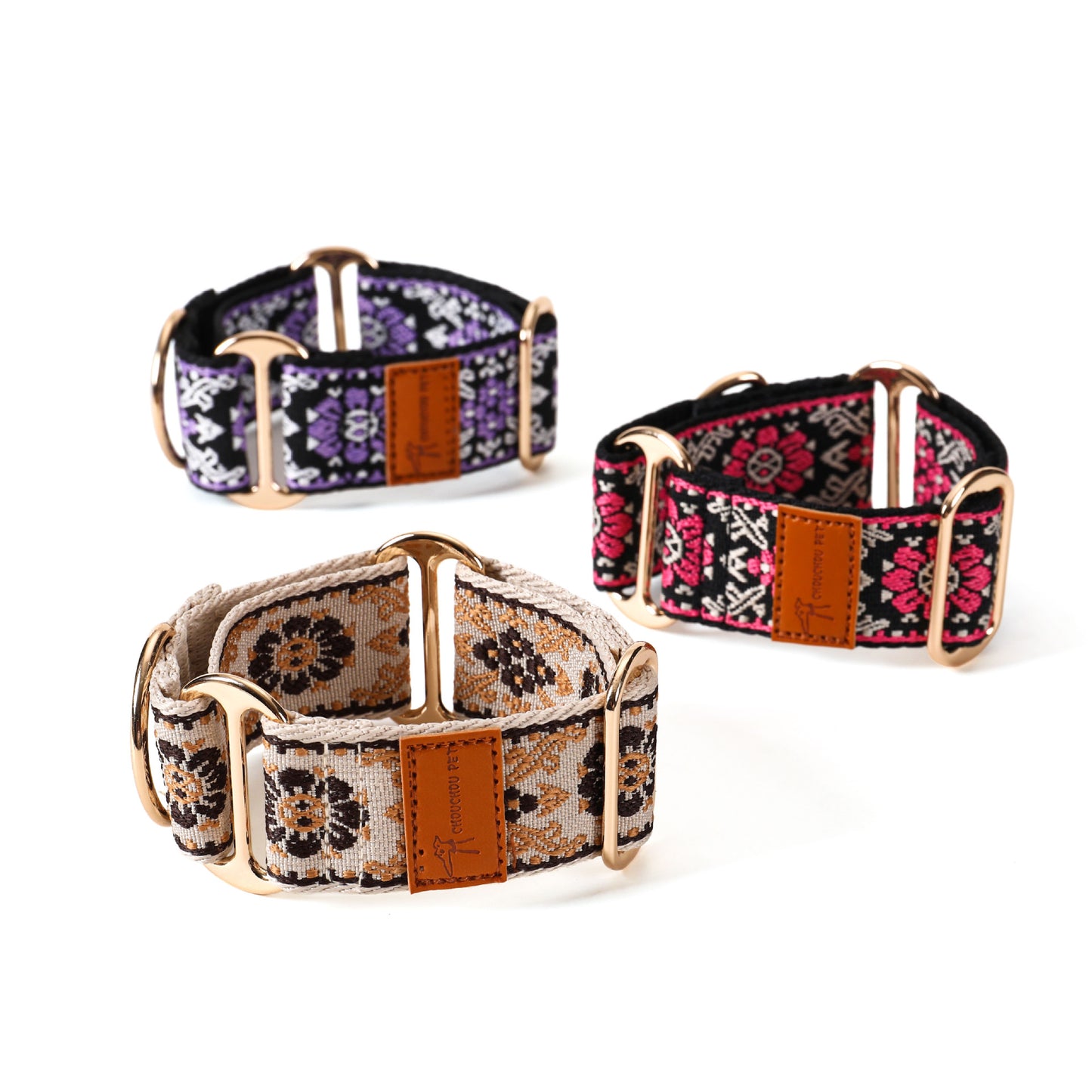 Ethnic-style Adjustable Pet Collar