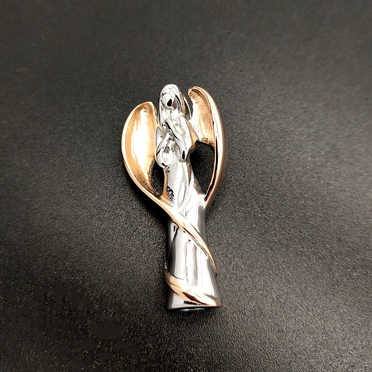 Cycling glasses Angel Memorial Urn Pendant