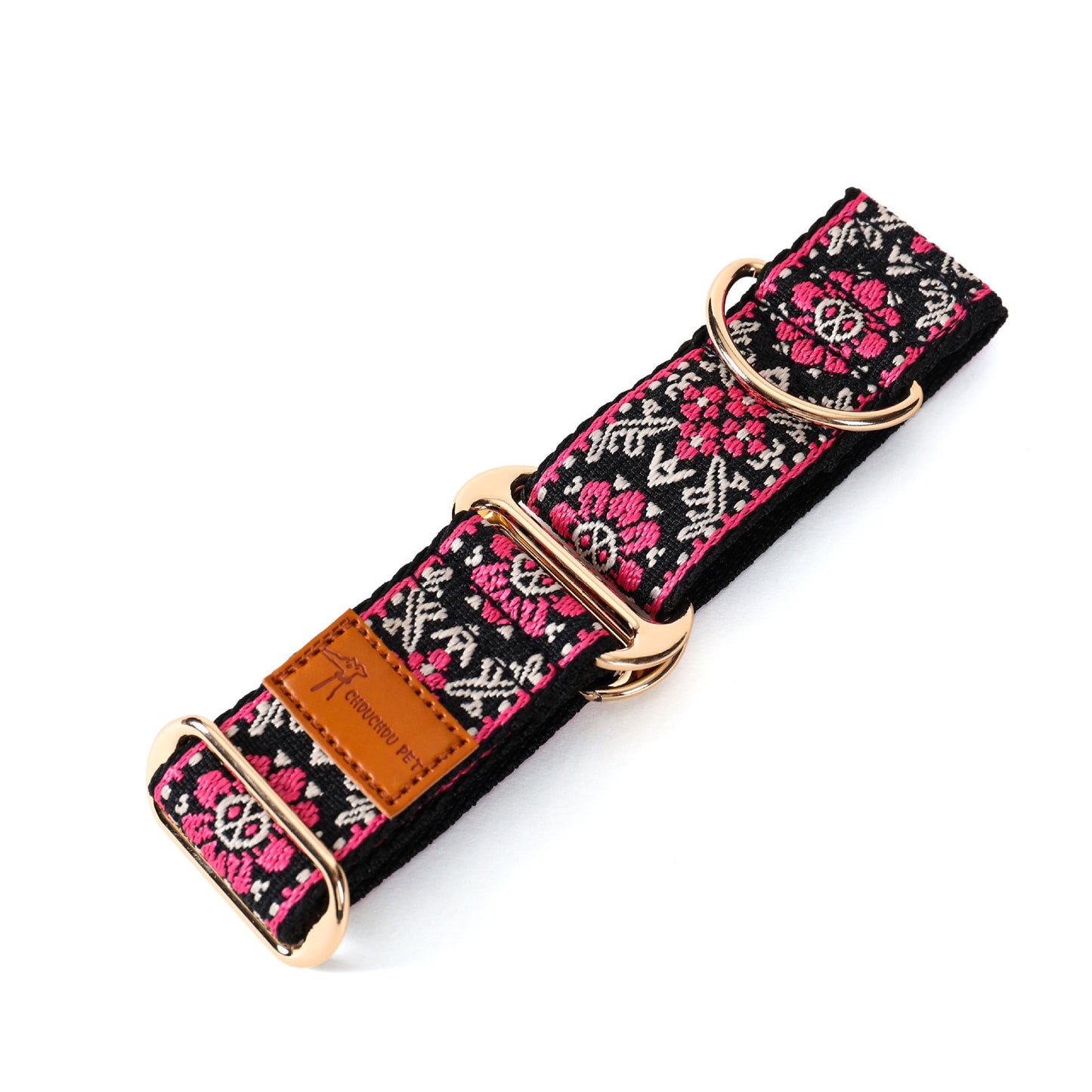 Ethnic-style Adjustable Pet Collar