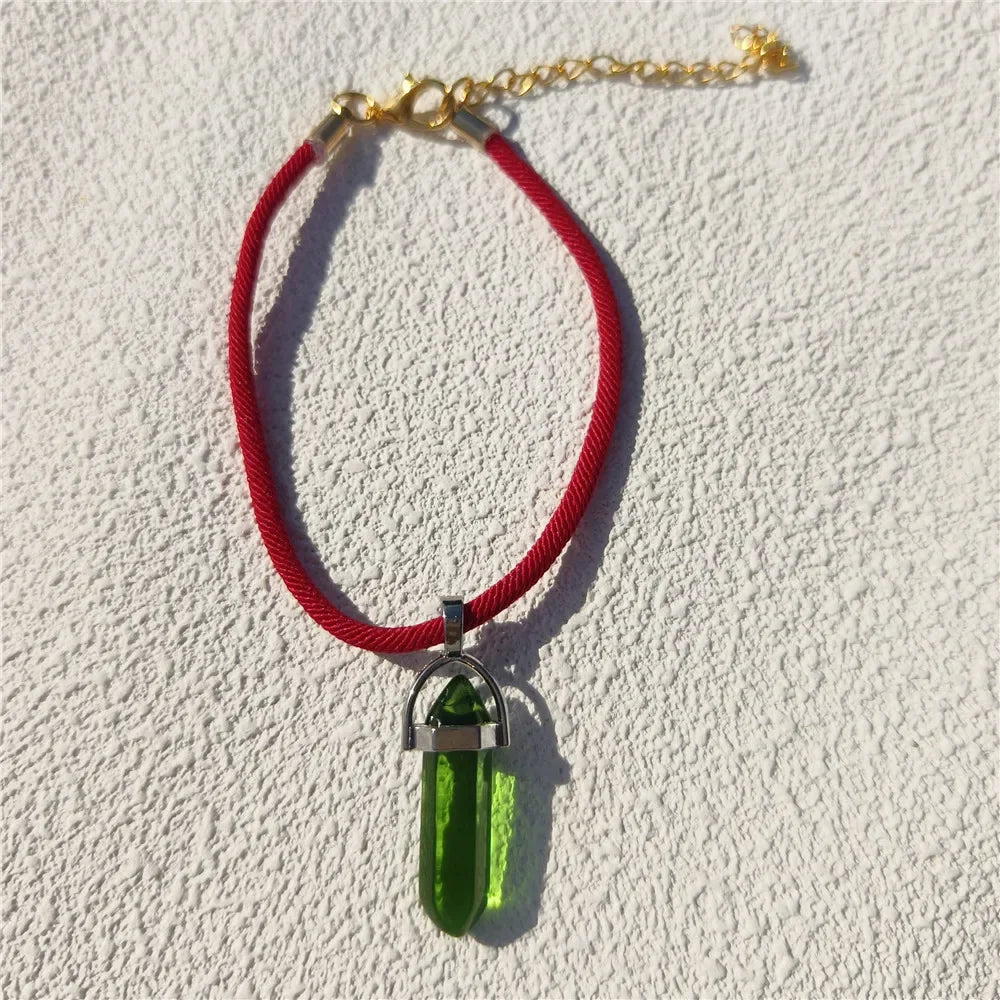 Luxury Dog Cat Necklace Jewelry with Crystal Pendant Red Rope Cat Collar Pet Grooming Birthday Costume Accessories