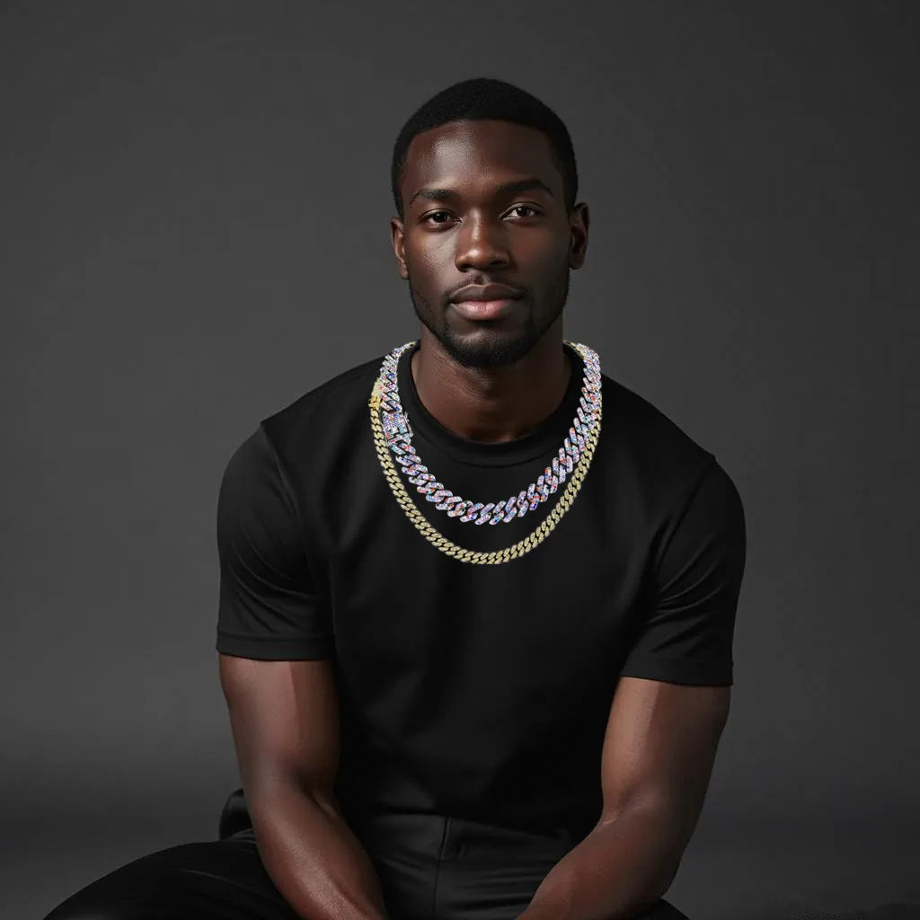 8mm Thin Cuban Link Dog Princess Pet Collar Cat Collar Cool Puppy Accessories Chihuahua Party Family Jewelry Stuff Secure Buckle