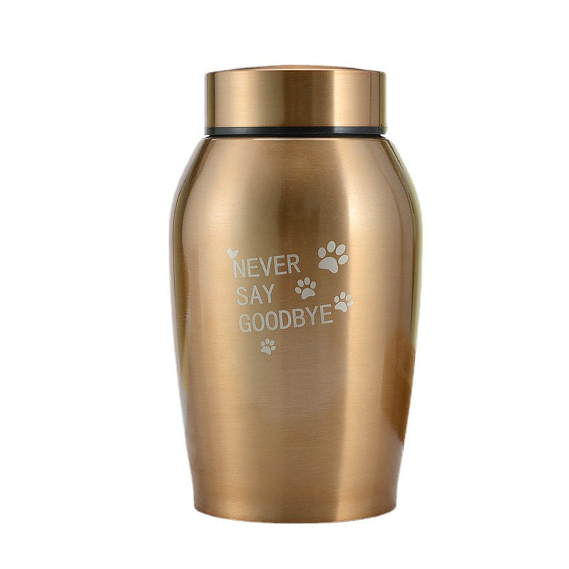 Metal Seal Funeral Products Stainless Steel Funeraray Urn