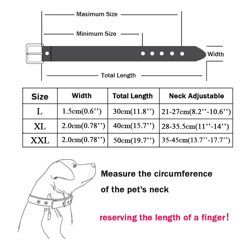 Pink Rhinestone Dog Collar  for Big Dog PU Leather Leash for dogs adjustable Pet necklace Pets Accessories for Dogs Safety