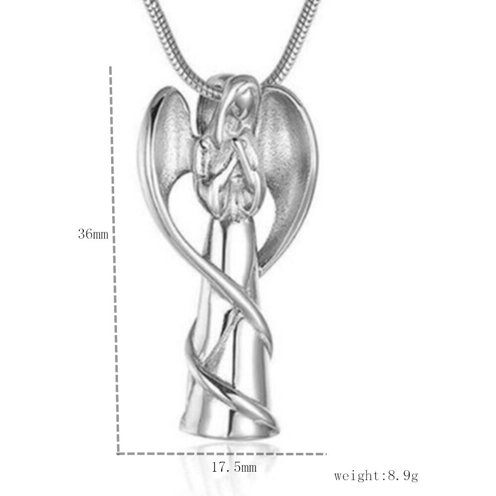 Cycling glasses Angel Memorial Urn Pendant