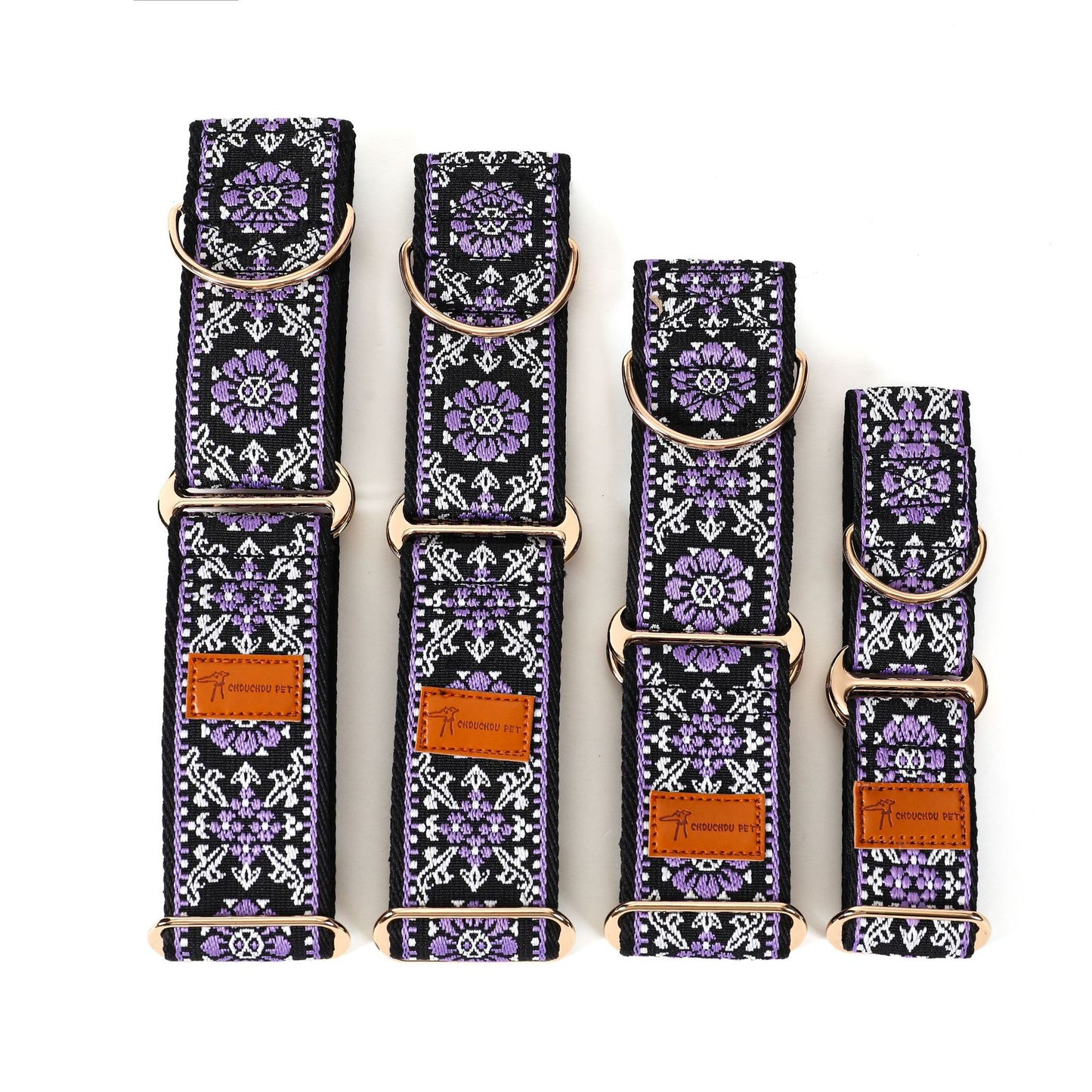 Ethnic-style Adjustable Pet Collar