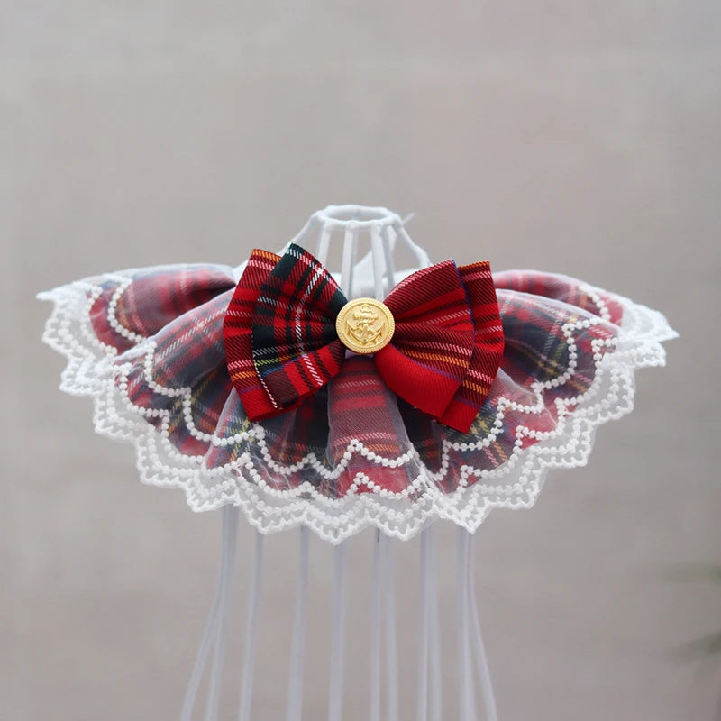 1PC Cute Pet Lace Bib Saliva Towel With Bow Lattice Flower Cat Dog Pet Necklace Decoration Collar Bandana Pet Accessories Hot