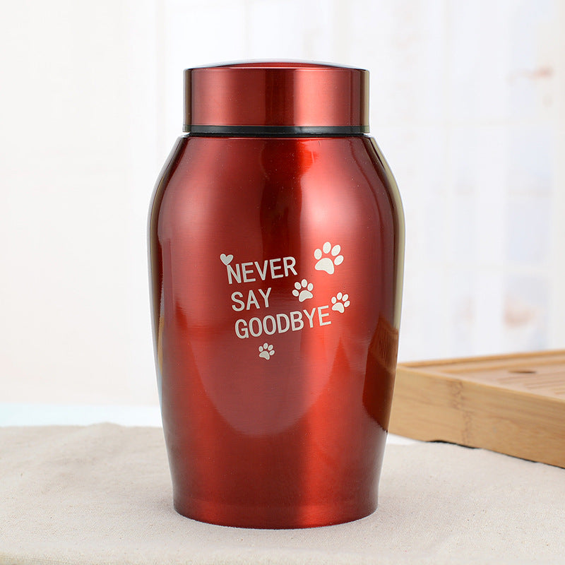 Metal Seal Funeral Products Stainless Steel Funeraray Urn