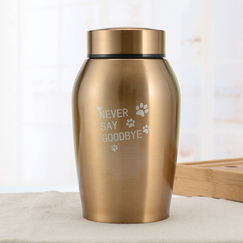 Metal Seal Funeral Products Stainless Steel Funeraray Urn