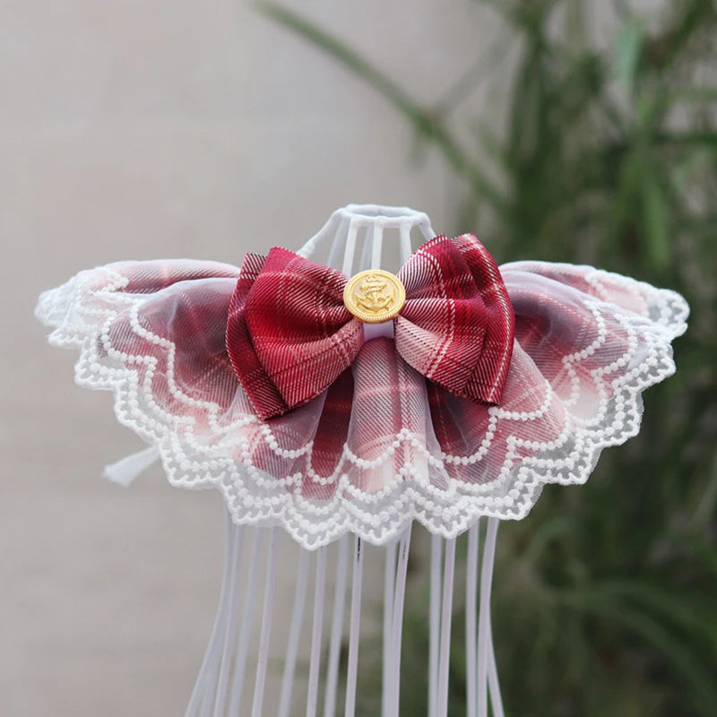 1PC Cute Pet Lace Bib Saliva Towel With Bow Lattice Flower Cat Dog Pet Necklace Decoration Collar Bandana Pet Accessories Hot